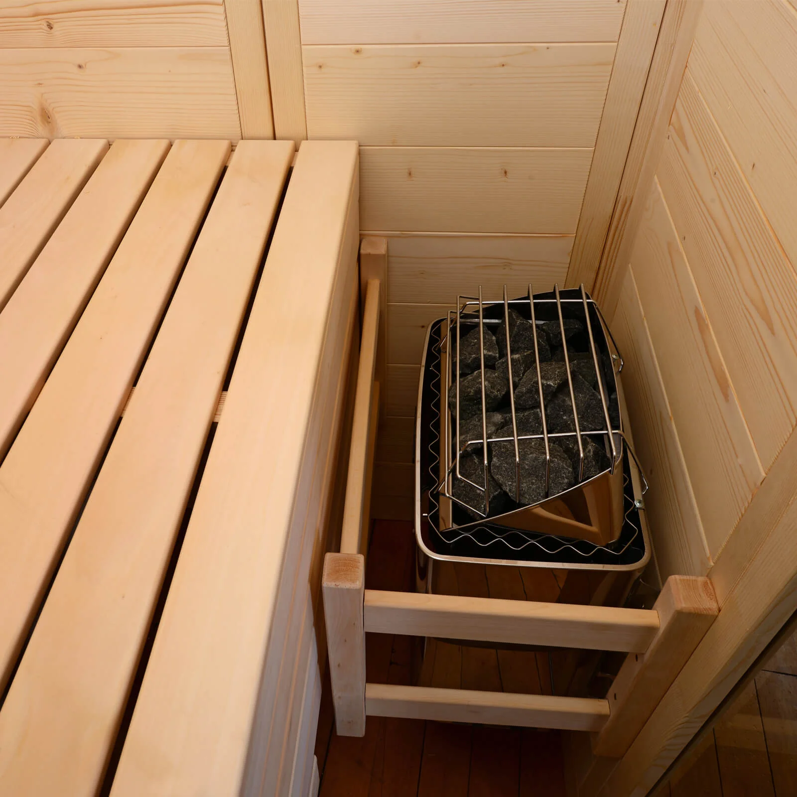 Indoor Barrel Sauna for Sale | 2-Person Home Sauna USA - View 4