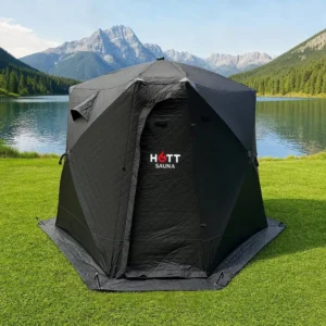 German Steam Sauna for Sale | Outdoor Pop-Up Sauna Tent - View 2
