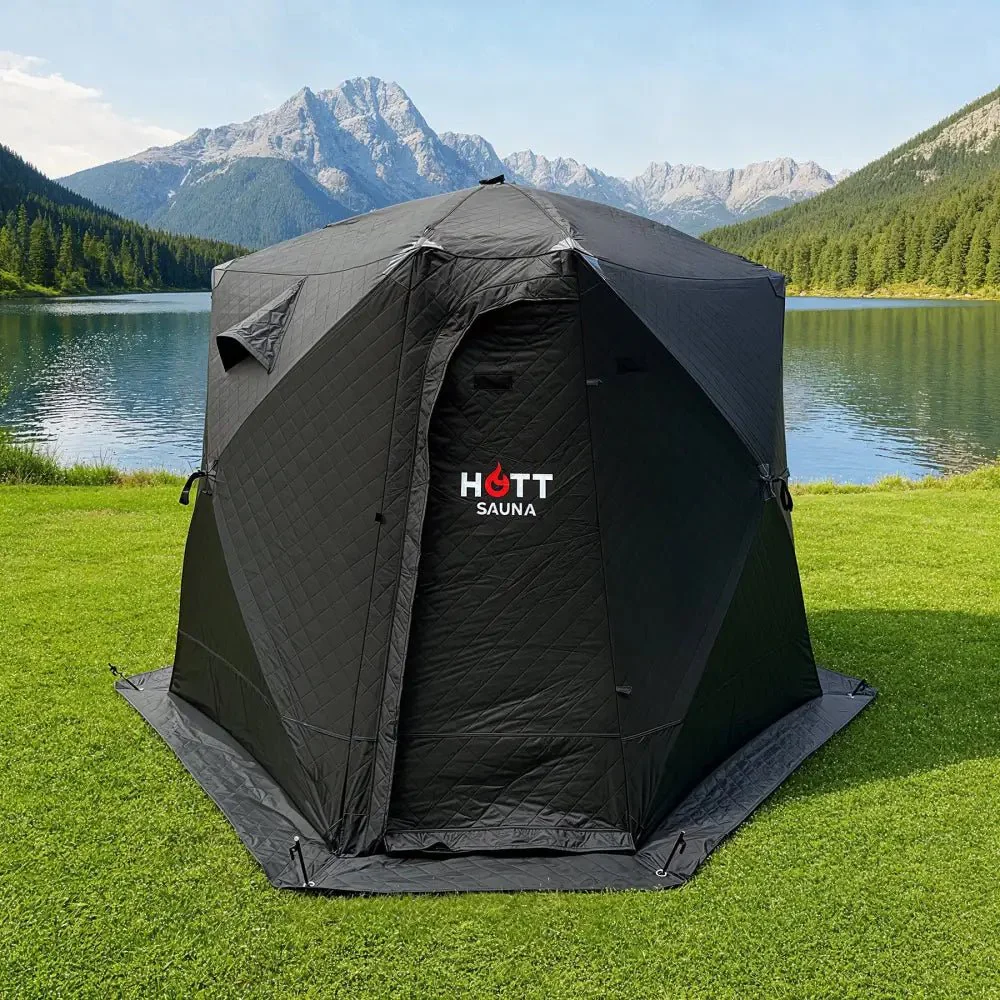 German Steam Sauna for Sale | Outdoor Pop-Up Sauna Tent - View 2