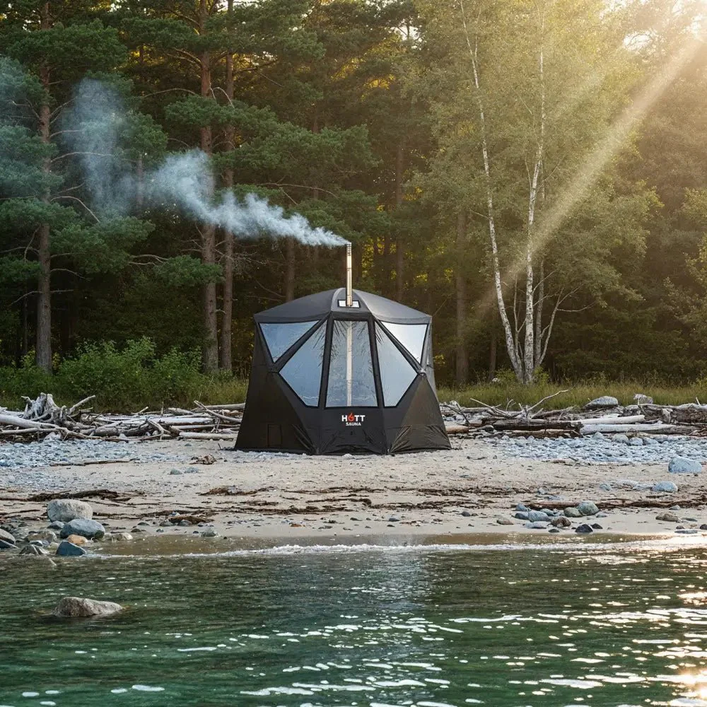 German Steam Sauna for Sale | Outdoor Pop-Up Sauna Tent - View 3