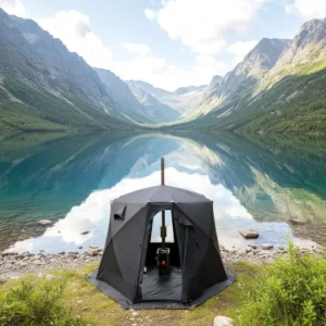 German Steam Sauna for Sale | Outdoor Pop-Up Sauna Tent - View 6