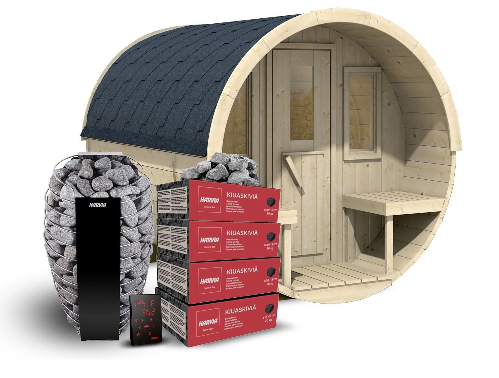 Outdoor Home Sauna for Sale | Modern Chalet Sauna USA - View 1