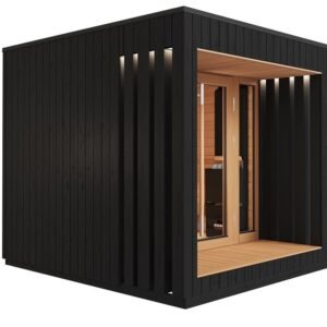 Mini Outdoor Sauna Cabin for Sale | AirCube Terrace Sauna - View 1