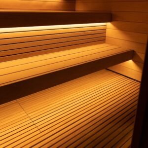 Mini Outdoor Sauna Cabin for Sale | AirCube Terrace Sauna - View 6