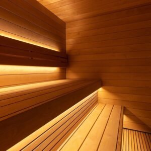 Mini Outdoor Sauna Cabin for Sale | AirCube Terrace Sauna - View 7