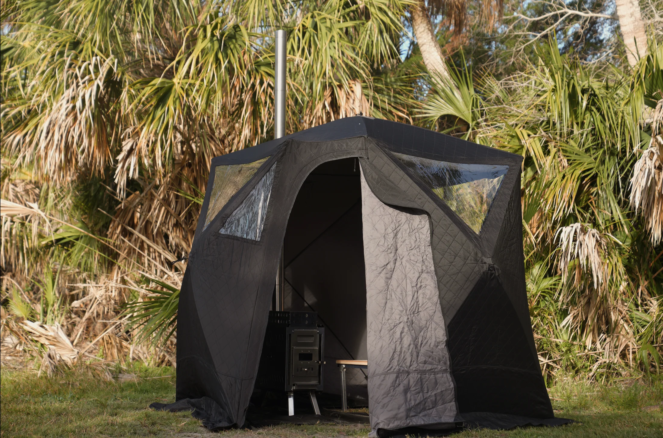 Sauna Tent with Stove | Nova 4 Home Sauna Kit USA - View 1
