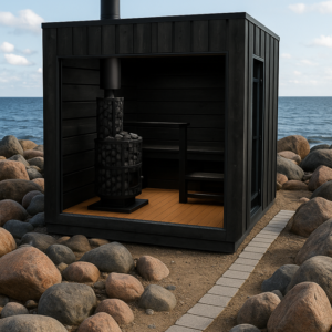 Outdoor Sauna Cabin for Sale | Finnish Wood Burning Sauna - View 3