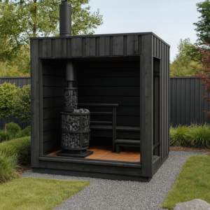 Outdoor Sauna Cabin for Sale | Finnish Wood Burning Sauna - View 4