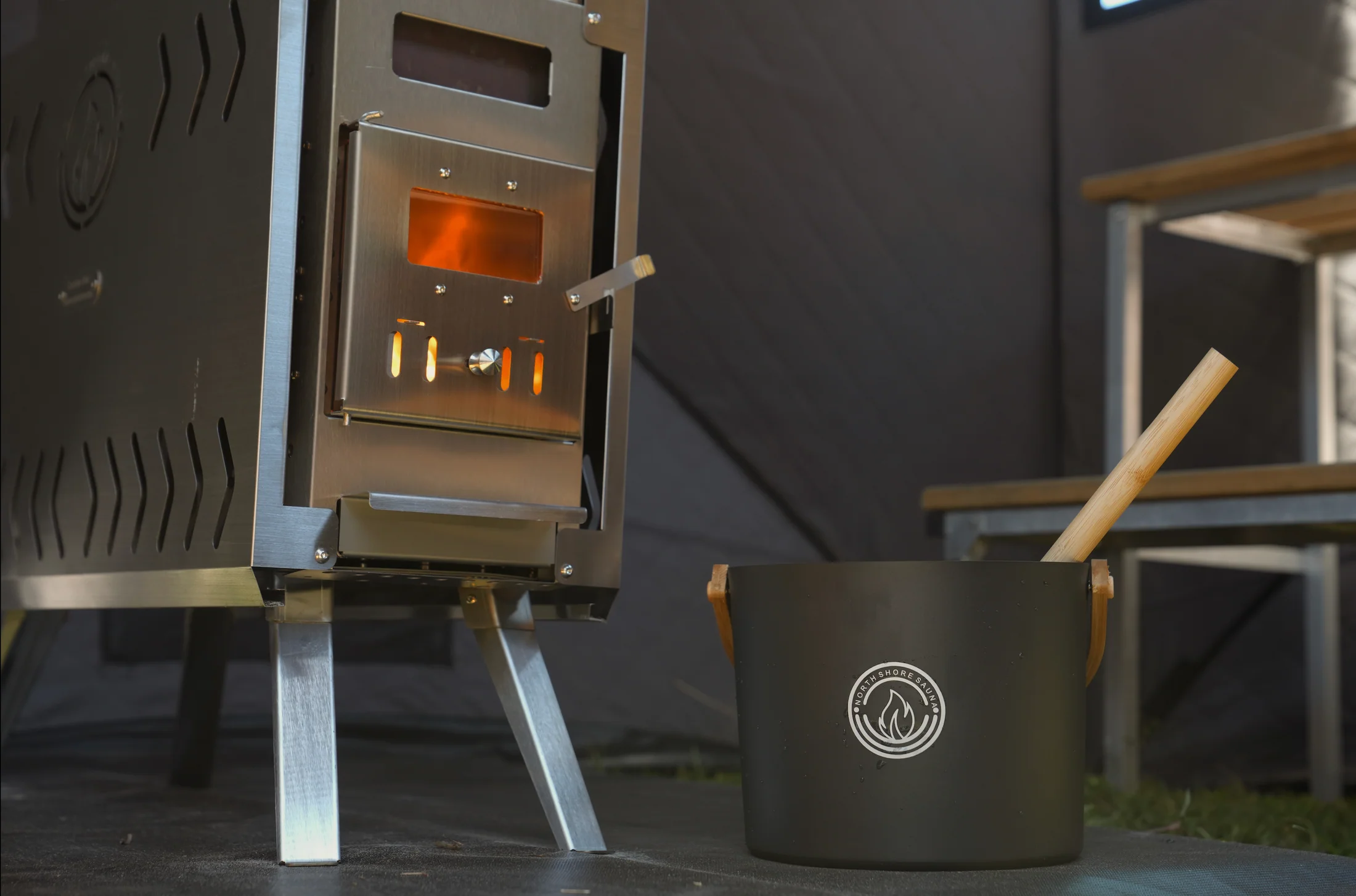 Sauna Tent with Stove | Nova 4 Home Sauna Kit USA - View 8