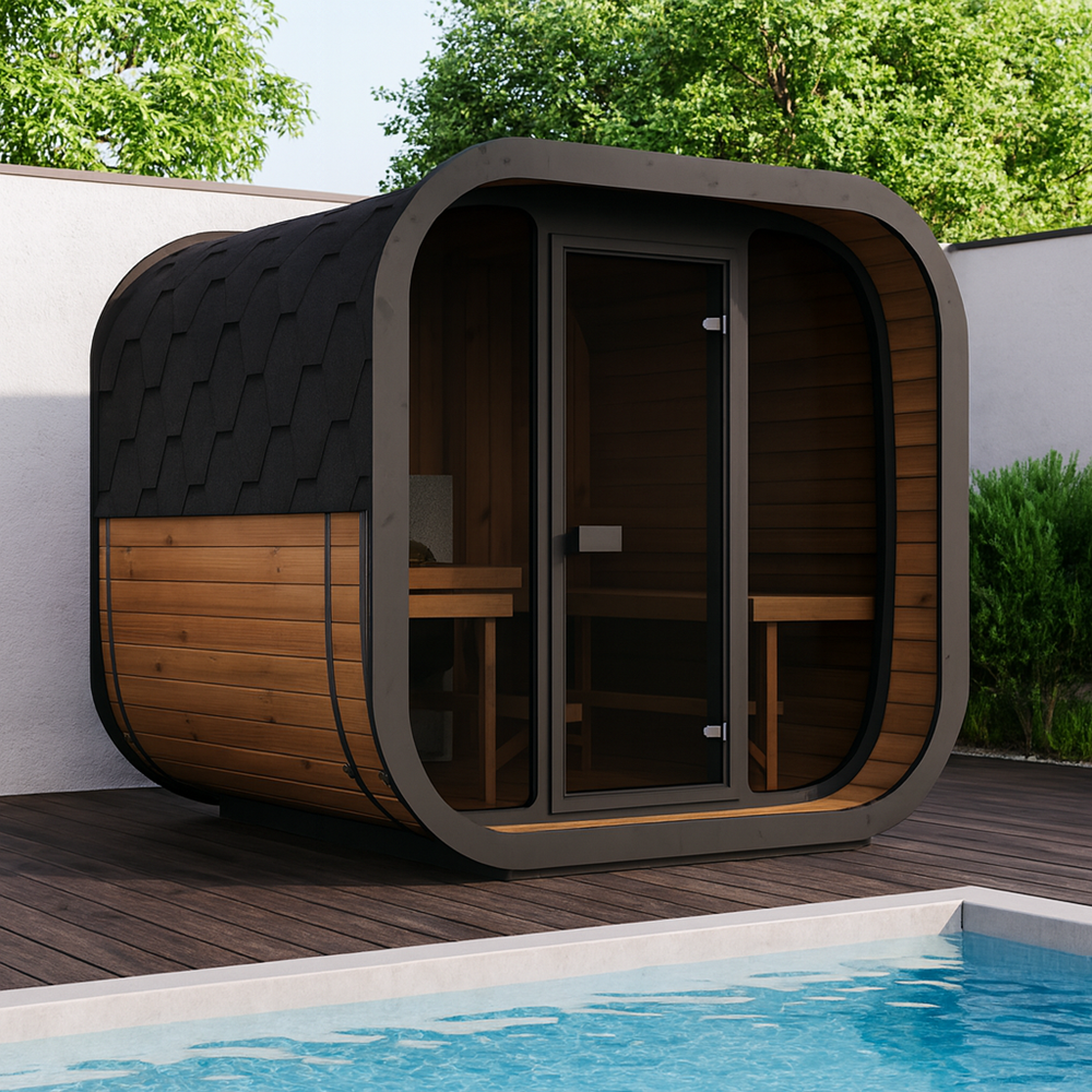 Wooden Outdoor Sauna for Sale | Home Sauna USA - View 7