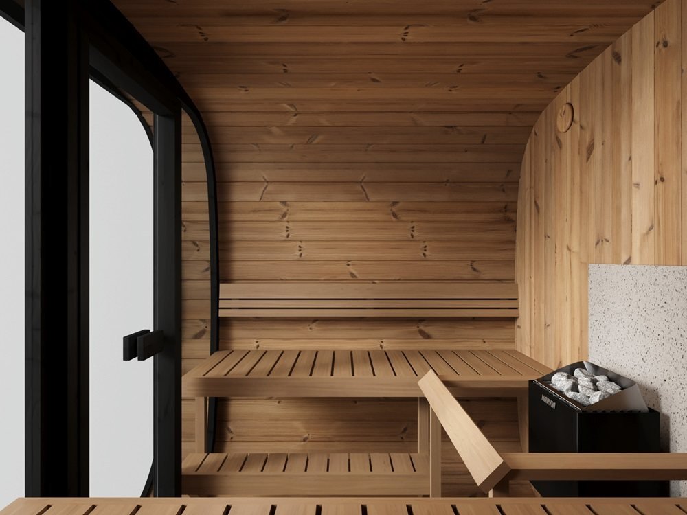 Wooden Outdoor Sauna for Sale | Home Sauna USA - View 12