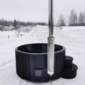 Hot Tub with Integrated Wood Burning Heater | DeLux 200 - View 3