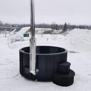 Hot Tub with Integrated Wood Burning Heater | DeLux 200 - View 4